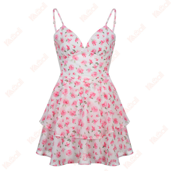 urban stylish sleeveless pink dresses